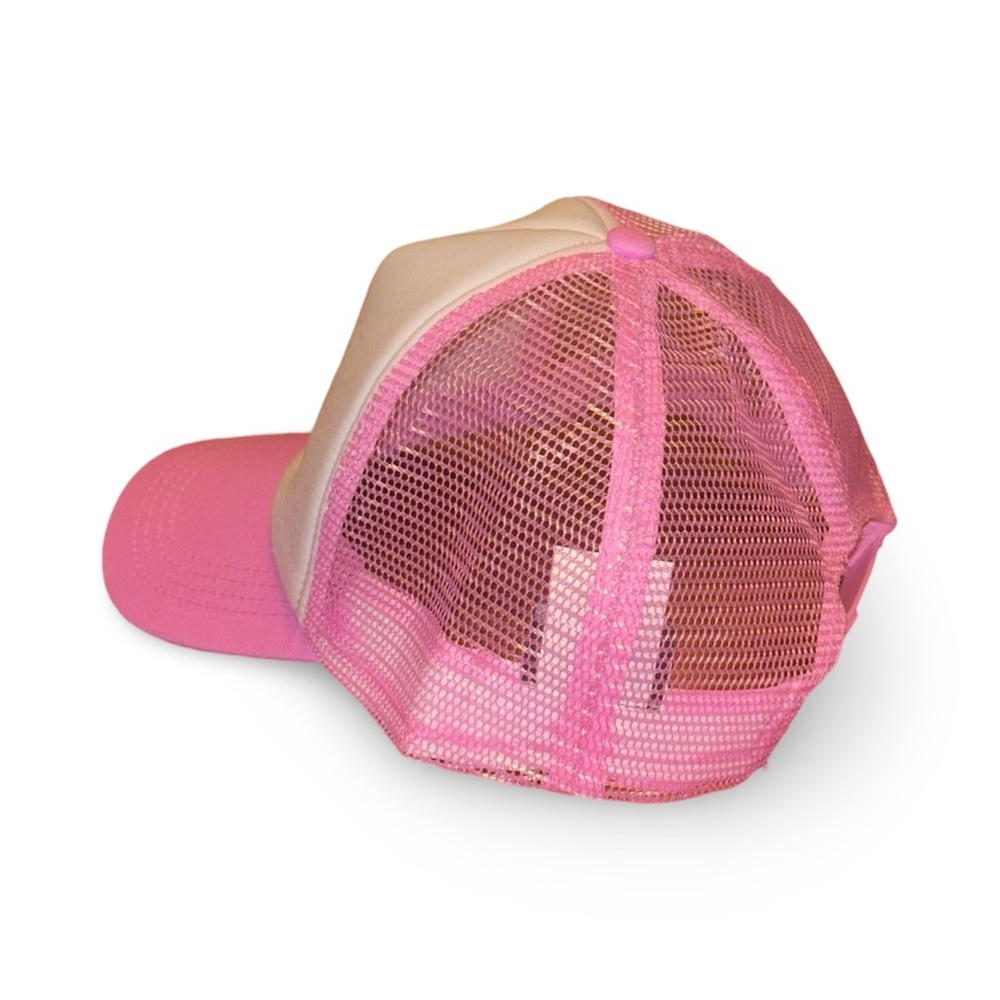 NWOT Barbie Soft Cotton Women's Cap with Curved Brim One Size Adjustable - Picture 2 of 6